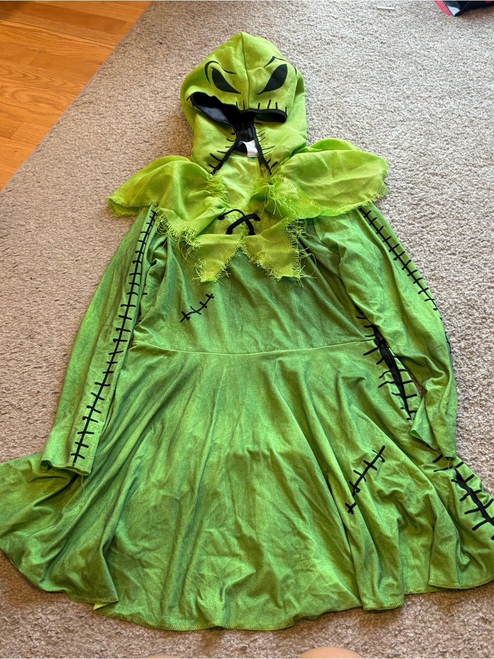 Disney Oogie Boogie Nightmare Before Christmas Dress Costume XL Green Halloween